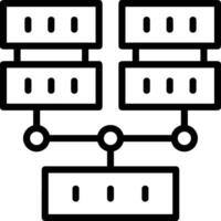 Storage data icon symbol image for database illustration vector