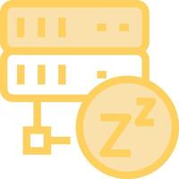 Storage data icon symbol image for database illustration vector