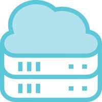 Storage data icon symbol image for database illustration vector