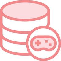 Storage data icon symbol image for database illustration vector