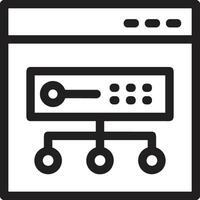 Storage data icon symbol image for database illustration vector