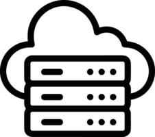 Storage data icon symbol image for database illustration vector