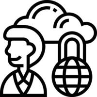 Storage data icon symbol image for database illustration vector