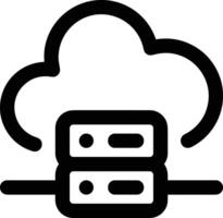 Storage data icon symbol image for database illustration vector