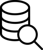 Storage data icon symbol image for database illustration vector