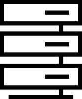 Storage data icon symbol image for database illustration vector