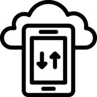 Storage data icon symbol image for database illustration vector