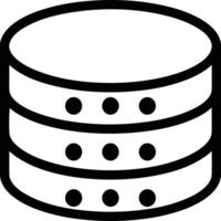 Storage data icon symbol image for database illustration vector