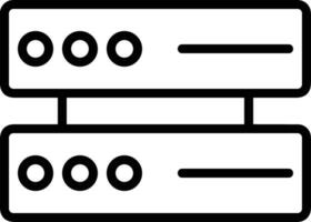 Storage data icon symbol image for database illustration vector