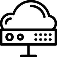 Storage data icon symbol image for database illustration vector