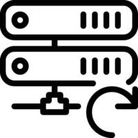 Storage data icon symbol image for database illustration vector
