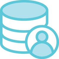 Storage data icon symbol image for database illustration vector