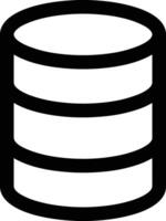 Storage data icon symbol image for database illustration vector