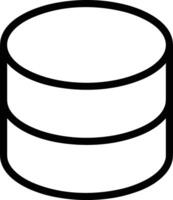 Storage data icon symbol image for database illustration vector