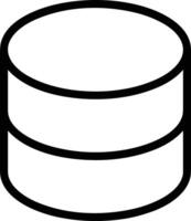 Storage data icon symbol image for database illustration vector