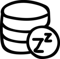 Storage data icon symbol image for database illustration vector