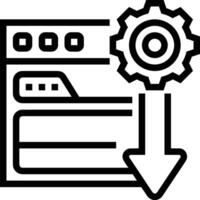 Storage data icon symbol image for database illustration vector