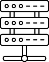 Storage data icon symbol image for database illustration vector