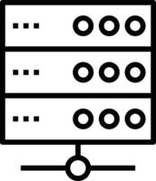 Storage data icon symbol image for database illustration vector