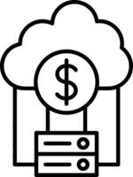 Storage data icon symbol image for database illustration vector