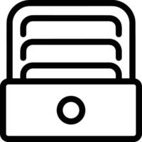 Storage data icon symbol image for database illustration vector