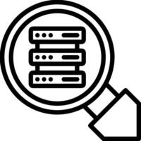 Storage data icon symbol image for database illustration vector