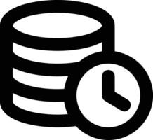 Storage data icon symbol image for database illustration vector