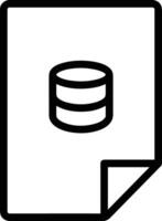 Storage data icon symbol image for database illustration vector