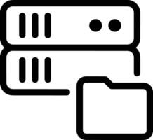 Storage data icon symbol image for database illustration vector