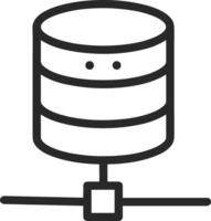 Storage data icon symbol image for database illustration vector