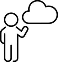 Storage data icon symbol image for database illustration vector