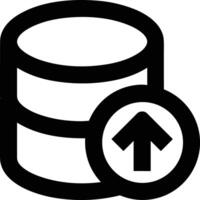 Storage data icon symbol image for database illustration vector