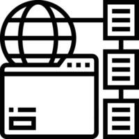 Storage data icon symbol image for database illustration vector
