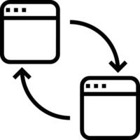 Storage data icon symbol image for database illustration vector
