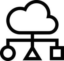 Storage data icon symbol image for database illustration vector