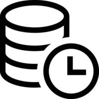 Storage data icon symbol image for database illustration vector