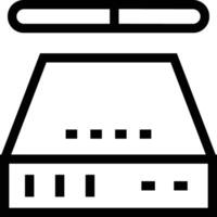 Storage data icon symbol image for database illustration vector