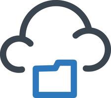 Storage data icon symbol image for database illustration vector