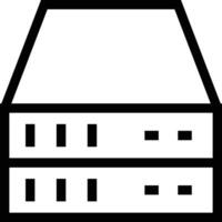 Storage data icon symbol image for database illustration vector