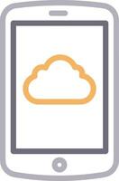 Storage data icon symbol image for database illustration vector