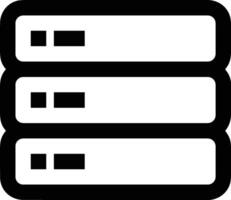 Storage data icon symbol image for database illustration vector