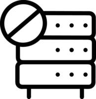Storage data icon symbol image for database illustration vector