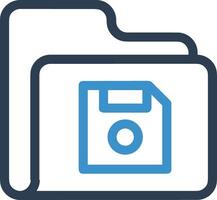 Storage data icon symbol image for database illustration vector