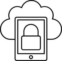 Storage data icon symbol image for database illustration vector
