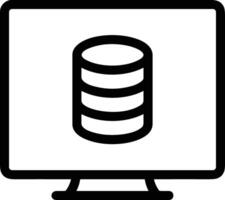 Storage data icon symbol image for database illustration vector