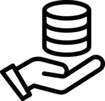 Storage data icon symbol image for database illustration vector