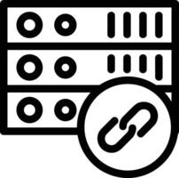 Storage data icon symbol image for database illustration vector