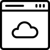Storage data icon symbol image for database illustration vector
