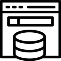 Storage data icon symbol image for database illustration vector