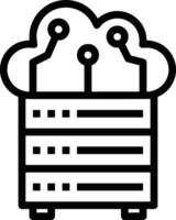 Storage data icon symbol image for database illustration vector